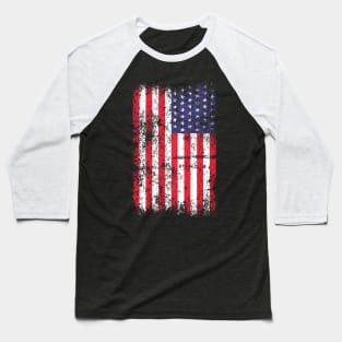 Flag of the United States of America Baseball T-Shirt